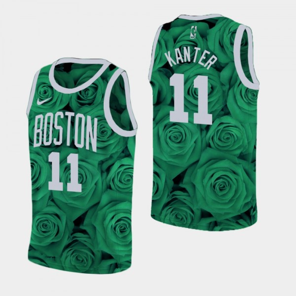 Men's Boston Celtics #11 Enes Kanter Rose Edition ...
