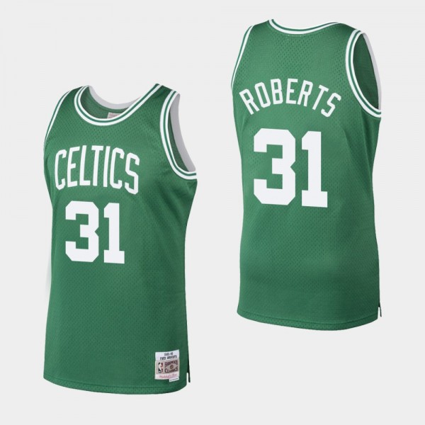 Mitchell & Ness Celtics Fred Roberts #31 1986-87 Throwback Jersey Kelly Green