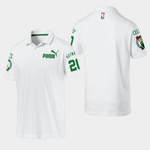 Men's Celtics Gordon Hayward Essentials White Polo