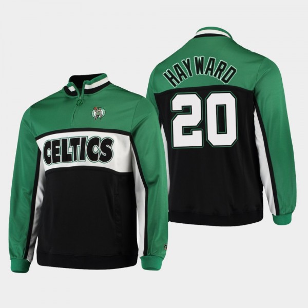 Men's Celtics #20 Gordon Hayward Interlock Jacket
