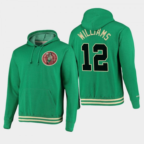 Celtics #12 Grant Williams Bat Around Green Hoodie