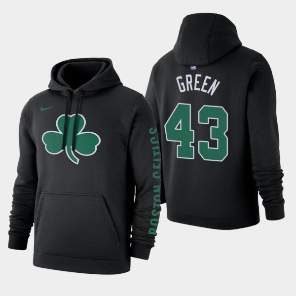 2019-20 Boston Celtics #43 Javonte Green Statement Edition Pullover Hoodie Men's