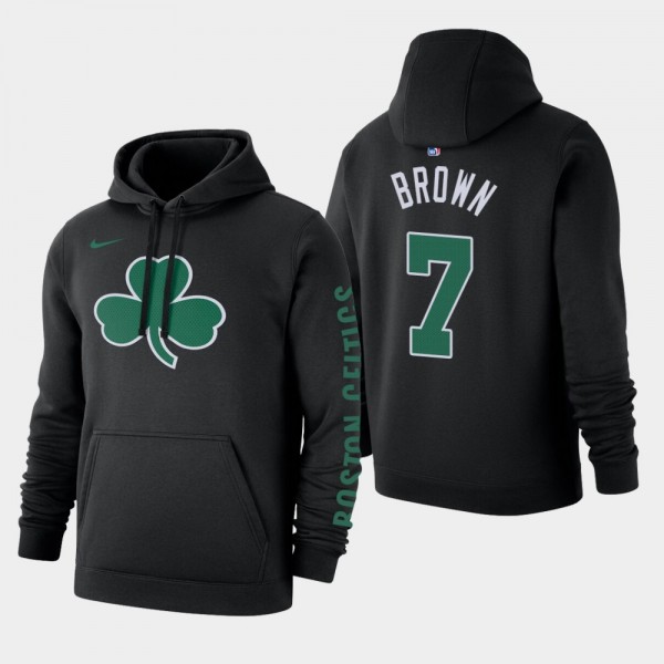 2019-20 Boston Celtics #7 Jaylen Brown Statement Edition Pullover Hoodie Men's