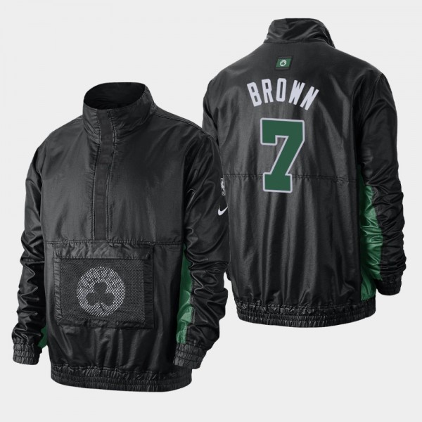 Men's Celtics #7 Jaylen Brown Lightweight Courtside Jacket