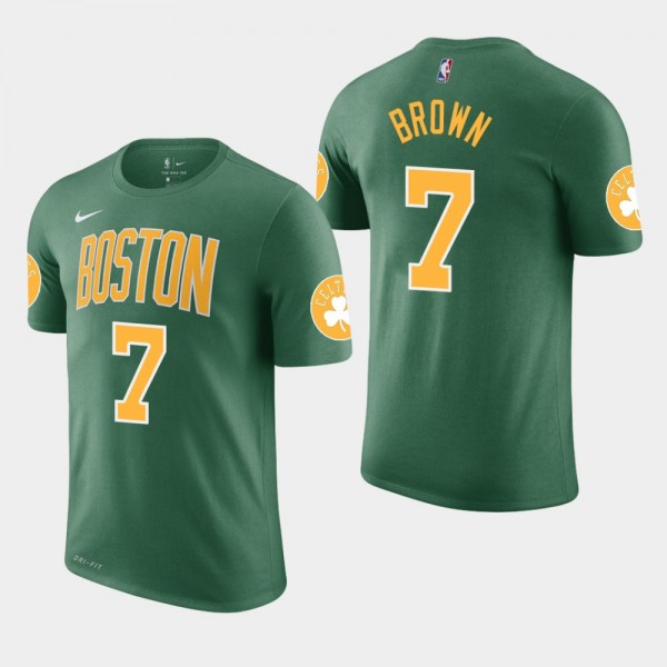 Men's Boston Celtics #7 Jaylen Brown Earned Editio...