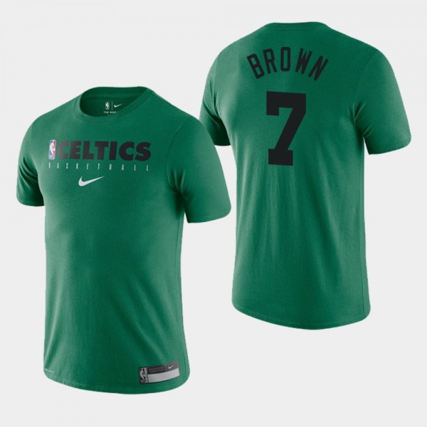 Men's Celtics #7 Jaylen Brown Essential Practice P...