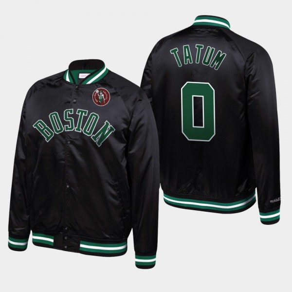 Men's Celtics #0 Jayson Tatum Hardwood Classics Sa...