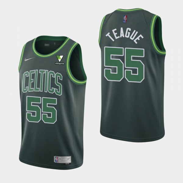Vistaprint Patch Jeff Teague Boston Celtics Green Earned Jersey