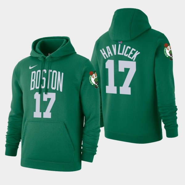 2019-20 Boston Celtics #17 John Havlicek Icon Edition Pullover Hoodie