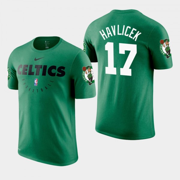 Men's Celtics #17 John Havlicek Practice Legend Pe...