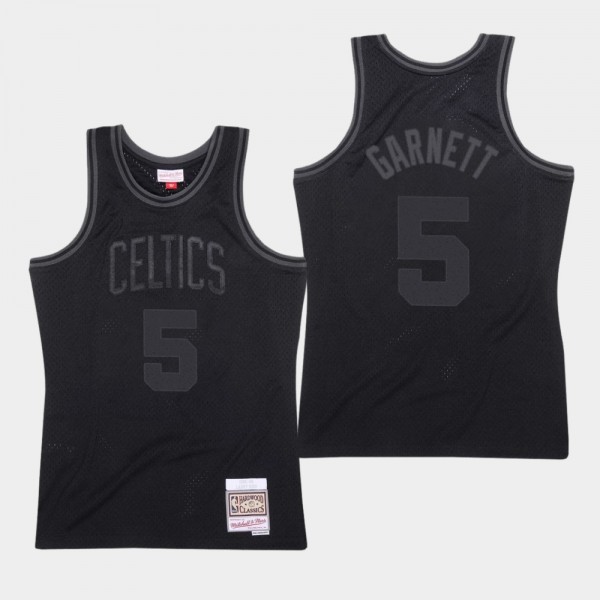 Mitchell & Ness Boston Celtics #5 Kevin Garnett Tonal Hardwood Classics Jersey
