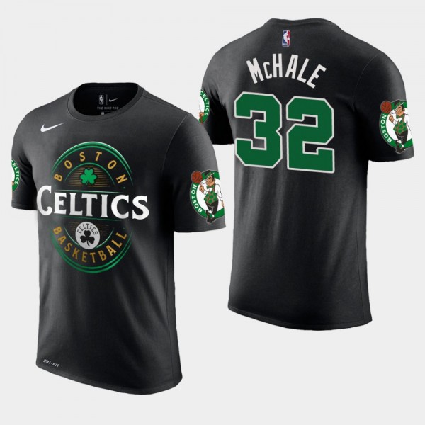 Men's Celtics #32 Kevin McHale Forever Lucky T-Shi...