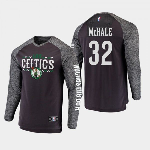 Men's Celtics #32 Kevin McHale Noches Enebea Long ...