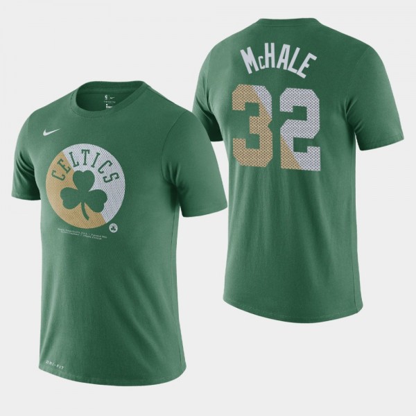 Men's Celtics #32 Kevin McHale Team Logo Essential Dry T-Shirt
