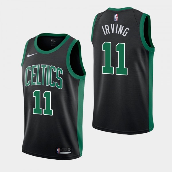 Men's Boston Celtics #11 Kyrie Irving Statement Ed...