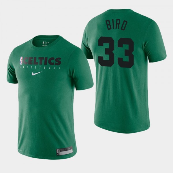 Men's Celtics #33 Larry Bird Essential Practice Pe...