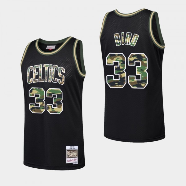 Men's Mitchell & Ness Boston Celtics #33 Larry...