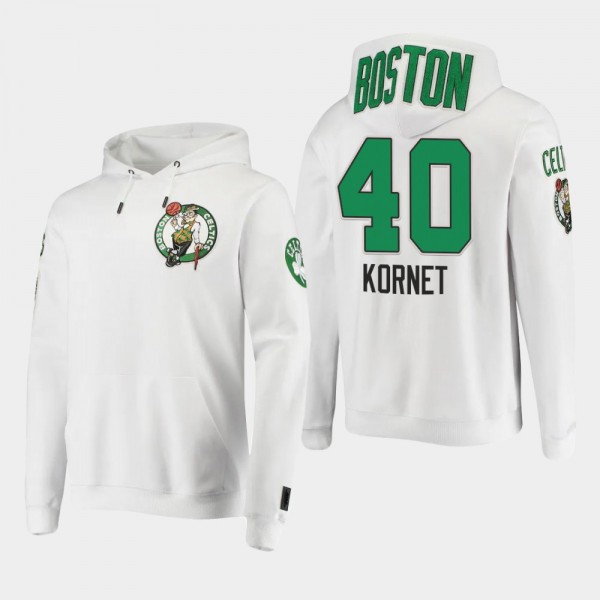 Celtics Luke Kornet Pro Standard Hoodie White