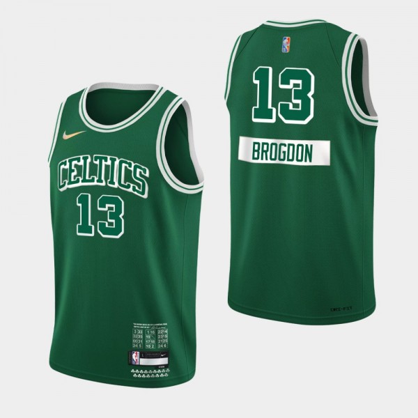 Boston Celtics 75th Anniversary City #13 Malcolm Brogdon Green Swingman Jersey