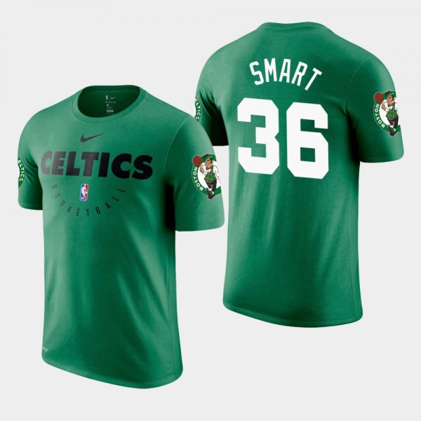 Men's Celtics #36 Marcus Smart Practice Legend Per...