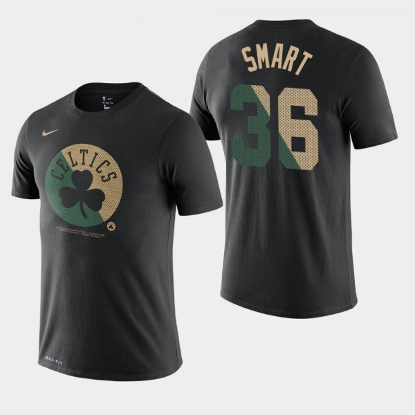 Men's Celtics #36 Marcus Smart Team Logo Essential...