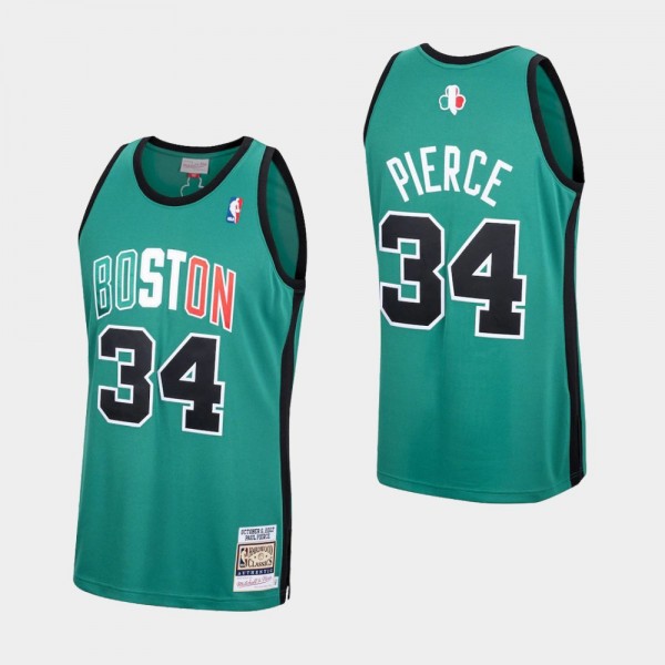 Celtics Paul Pierce Hardwood Classics Authentic Kelly Green Jersey