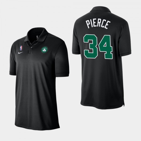 Men's Celtics Paul Pierce Statement Polo Black