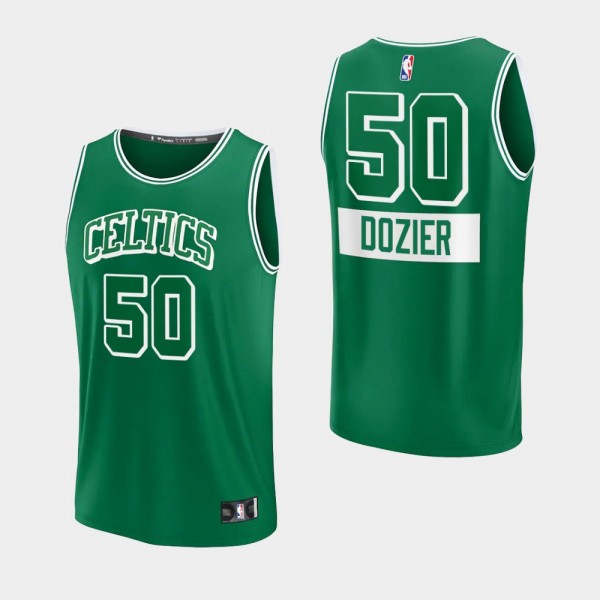 PJ Dozier Boston Celtics Green Replica Jersey City