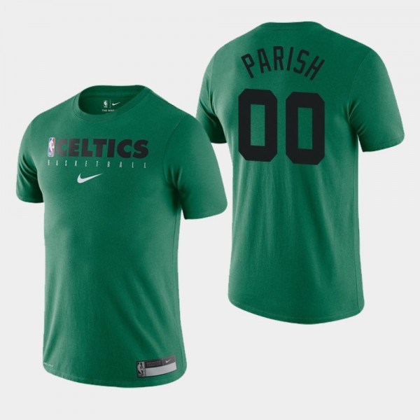 Men's Celtics #00 Robert Parish Essential Practice...