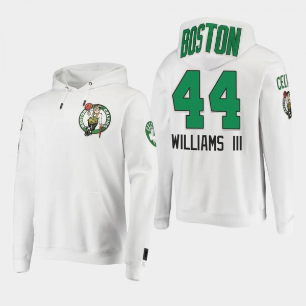 Celtics Robert Williams III Pro Standard Hoodie White