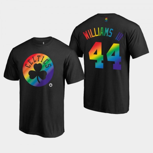 Men's Celtics #44 Robert Williams III Team Pride Logo T-shirt