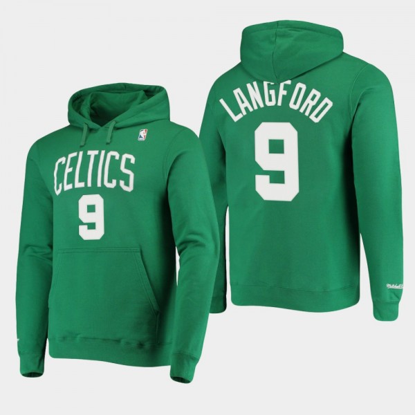 Celtics Romeo Langford Hardwood Classics Pullover Hoodie Kelly Green