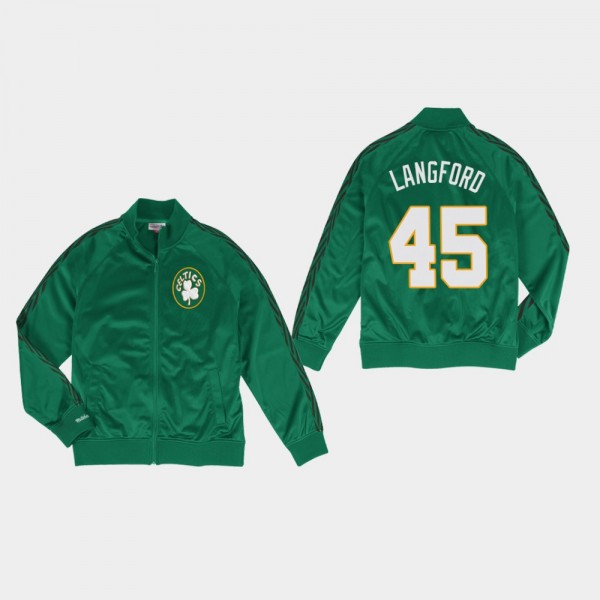 Men's Celtics #45 Romeo Langford Track Jacket