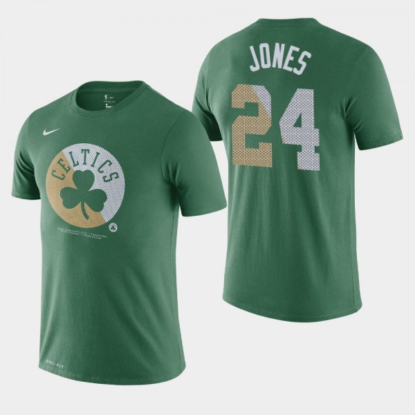 Men's Celtics #24 Sam Jones Team Logo Essential Dr...