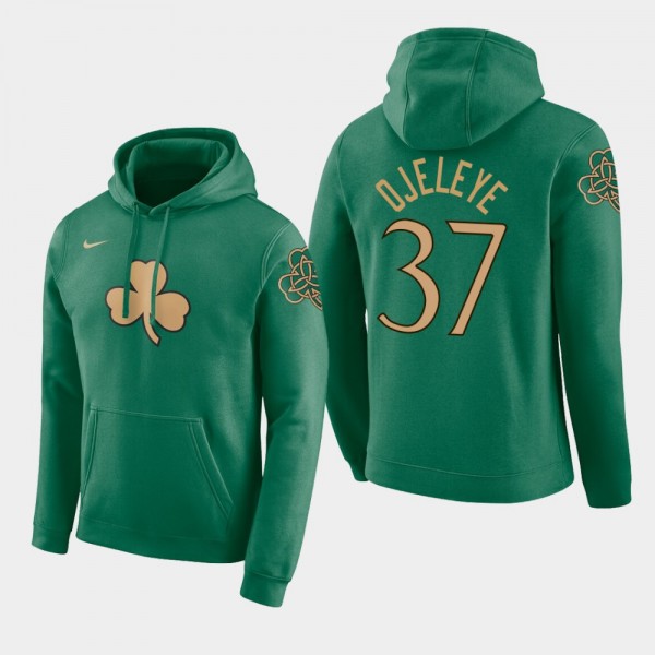 2019-20 Boston Celtics #37 Semi Ojeleye City Edition Pullover Hoodie Men's