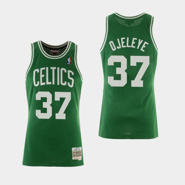 Men's Mitchell & Ness Boston Celtics #37 Semi Ojeleye Hardwood Classics Jersey