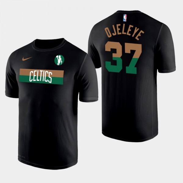 Men's Celtics #37 Semi Ojeleye Wordmark Logo Legen...