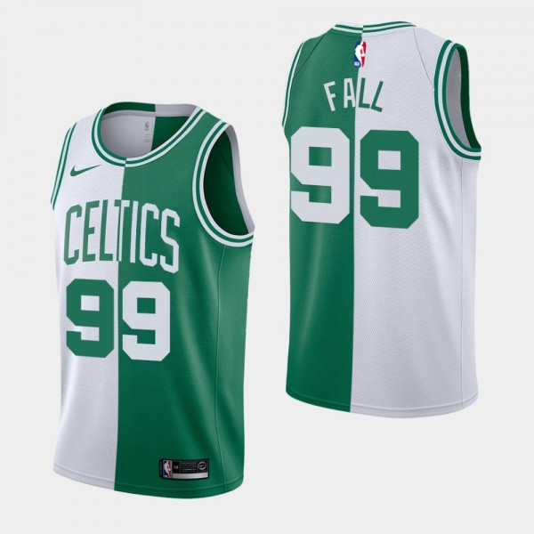 Men's Boston Celtics #99 Tacko Fall Split Jersey