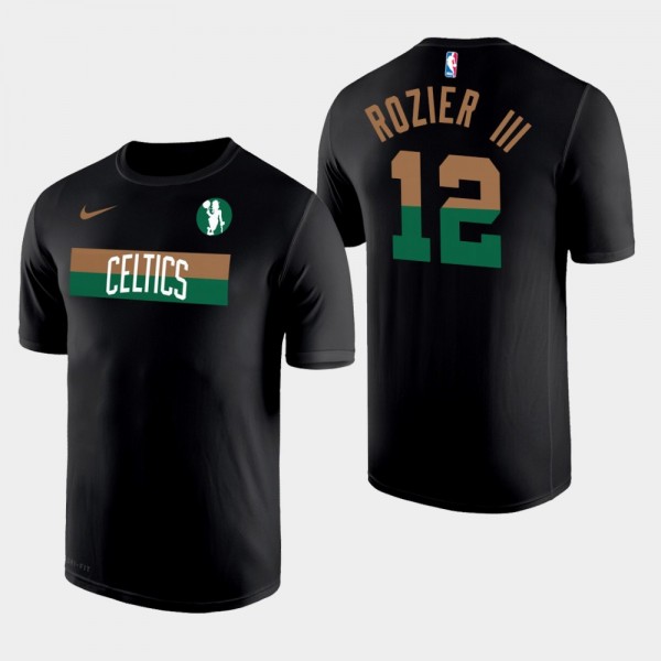 Men's Celtics #12 Terry Rozier III Wordmark Logo L...