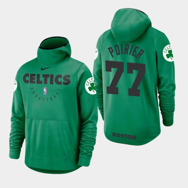 Men's Celtics #77 Vincent Poirier Spotlight Performance Pullover Hoodie