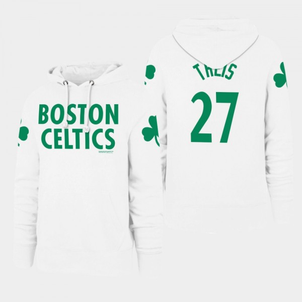 Boston Celtics Daniel Theis City MVP White Hoodie