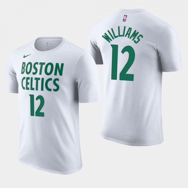 Boston Celtics Grant Williams 2021 City Edition White T-Shirt