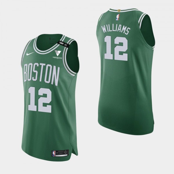 Boston Celtics Grant Williams Tommy K. C. Patch Icon Green Jersey