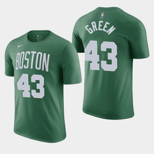 Boston Celtics Javonte Green 2021 Icon Edition Green T-Shirt