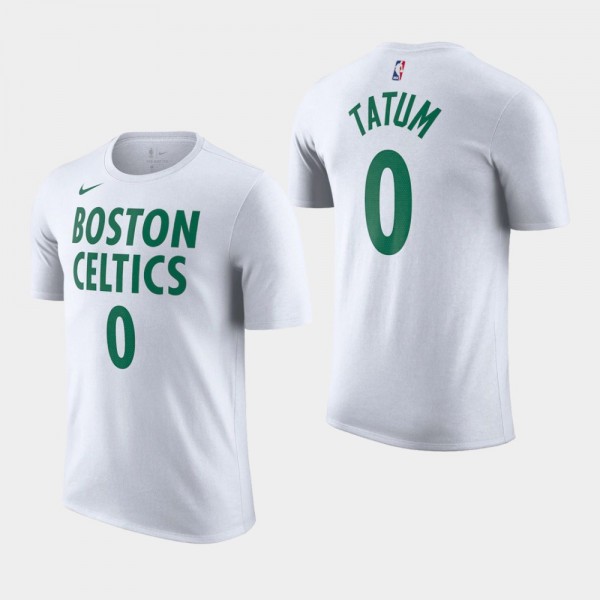 Boston Celtics Jayson Tatum 2021 City Edition Whit...