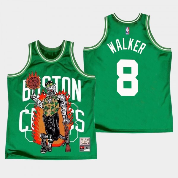 Boston Celtics Kemba Walker Warren Lotas Green Jer...