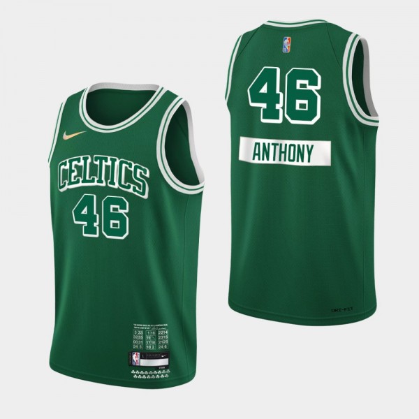 Boston Celtics 75th Anniversary City #46 Carmelo A...