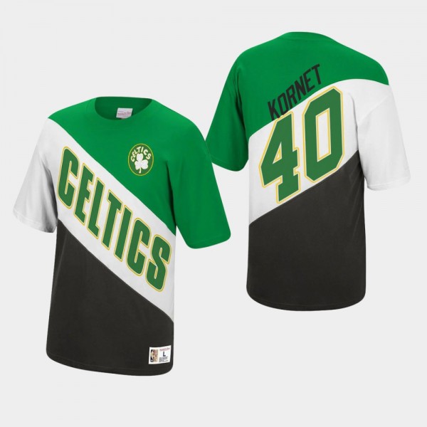 Boston Celtics Luke Kornet Play by Play Green T-Shirt