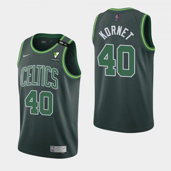 Boston Celtics Luke Kornet Tommy K. C. Patch Earne...