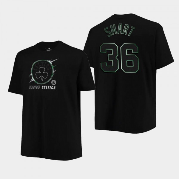 Marcus Smart Boston Celtics Big & Tall Black T-shirt Heart Soul